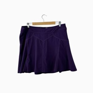 Title Nine 14 Skort Skirt Dark Plum Purple Athletic Sport Stretch Womens